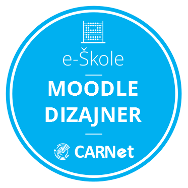 Značka Moodle dizajner