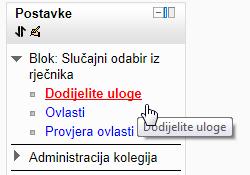 Dodijelite uloge