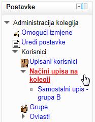 Načini upisa