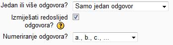 Višestruki odabir odgovora